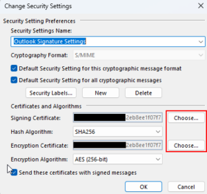 How to configure a PersonalSign Certificate with Outlook - Trustzone