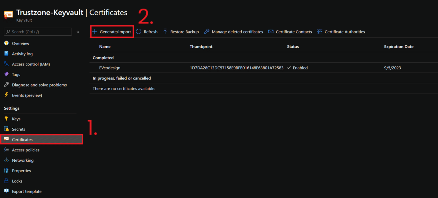 Purchasing an EV Code Signing Certificate for Azure - Trustzone